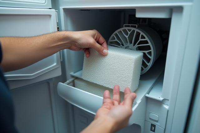 Wartung eines Kühlschranks